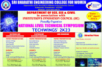 TECHWINGS 2K23 Technical Symposium Poster